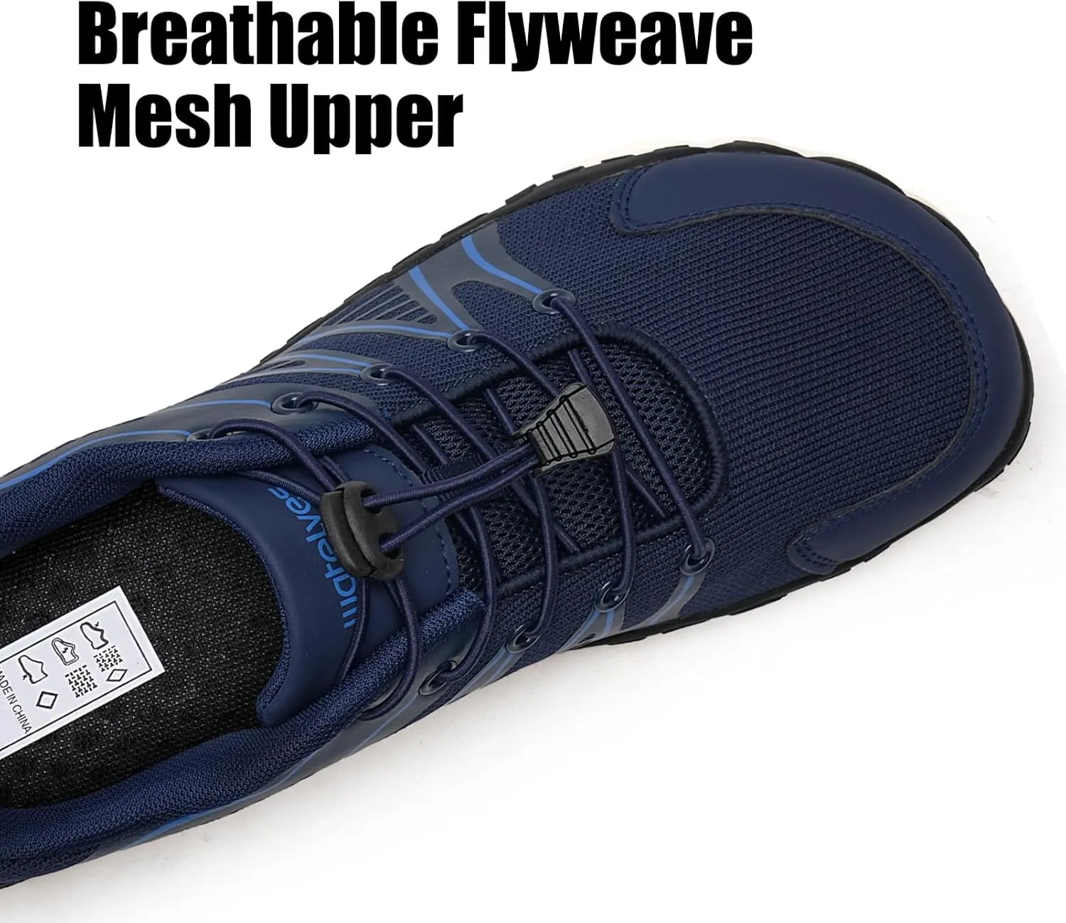 WateLves Barefoot Water Shoes Women Men Breathable Wide Width Toe Box Beach Walking Shoes Comfortable Slip On Minimalist Sneakers for Travel Hiking