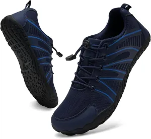WateLves Barefoot Water Shoes Women Men Breathable Wide Width Toe Box Beach Walking Shoes Comfortable Slip On Minimalist Sneakers for Travel Hiking