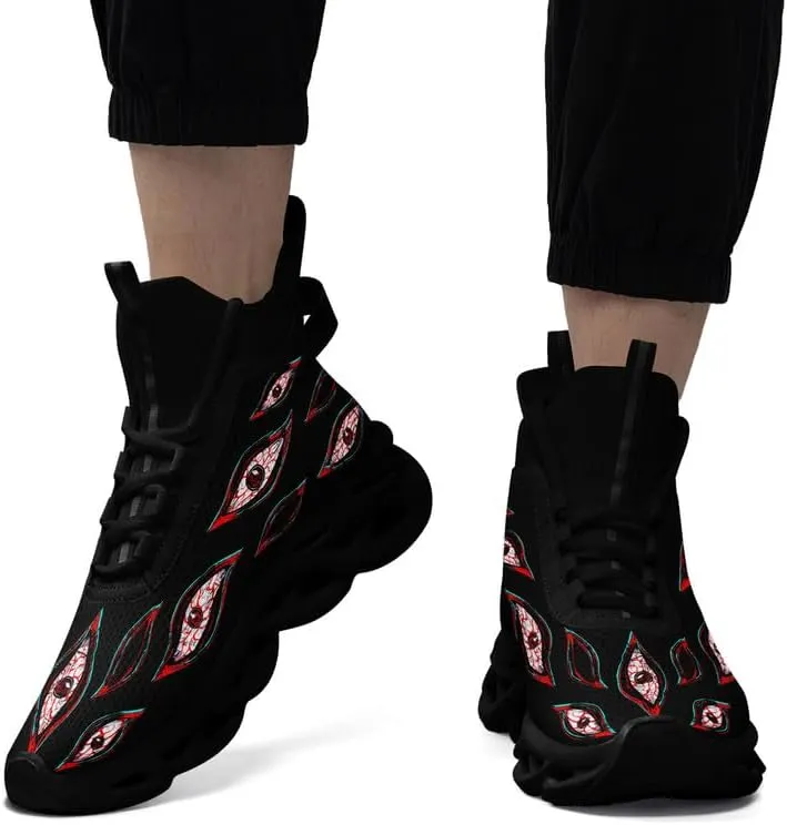 Wide Fit Fashion Sneakers for Men Women Youth Comfortable Mid-Top Athletic Winter Shoes Casual Walking Boots Ankle Support