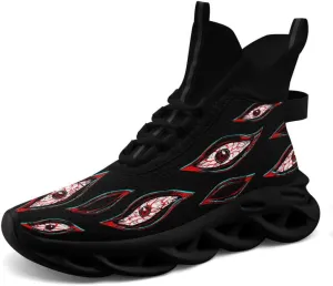 Wide Fit Fashion Sneakers for Men Women Youth Comfortable Mid-Top Athletic Winter Shoes Casual Walking Boots Ankle Support