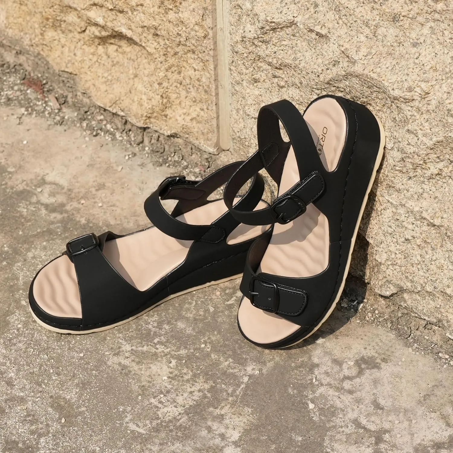 Women Arch Support Wedge Sandals Comfortable Waking Sandals