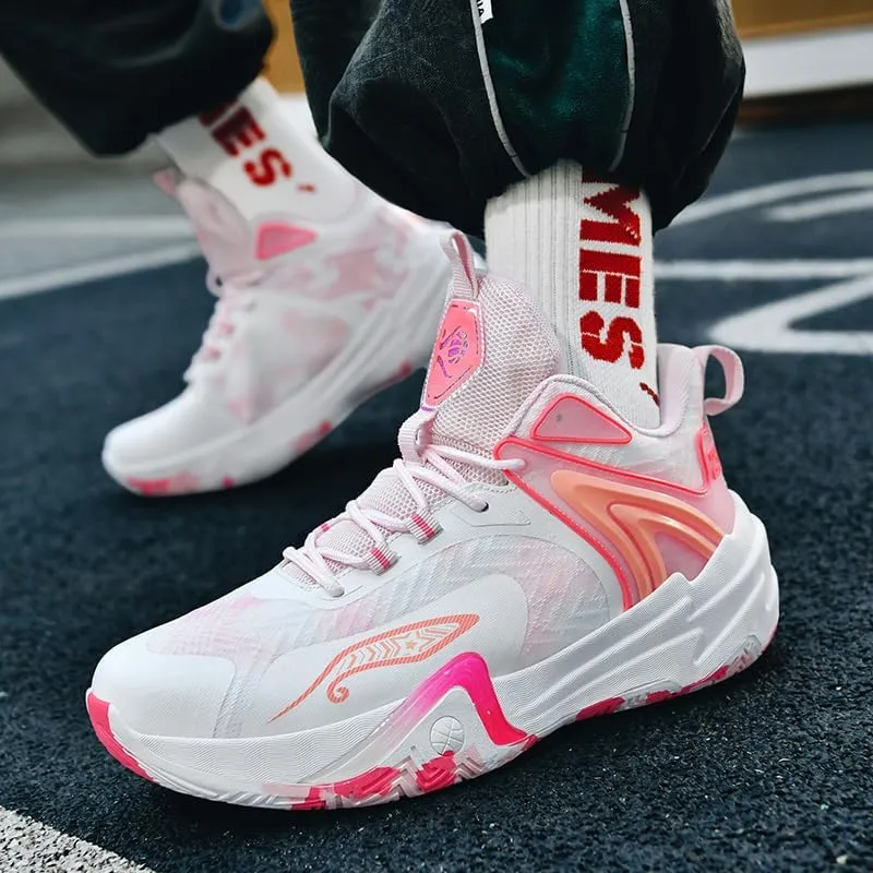 Women Men Basketball Shoes Walking Running Shoes Breathable Comfortable Sneakers for Adult
