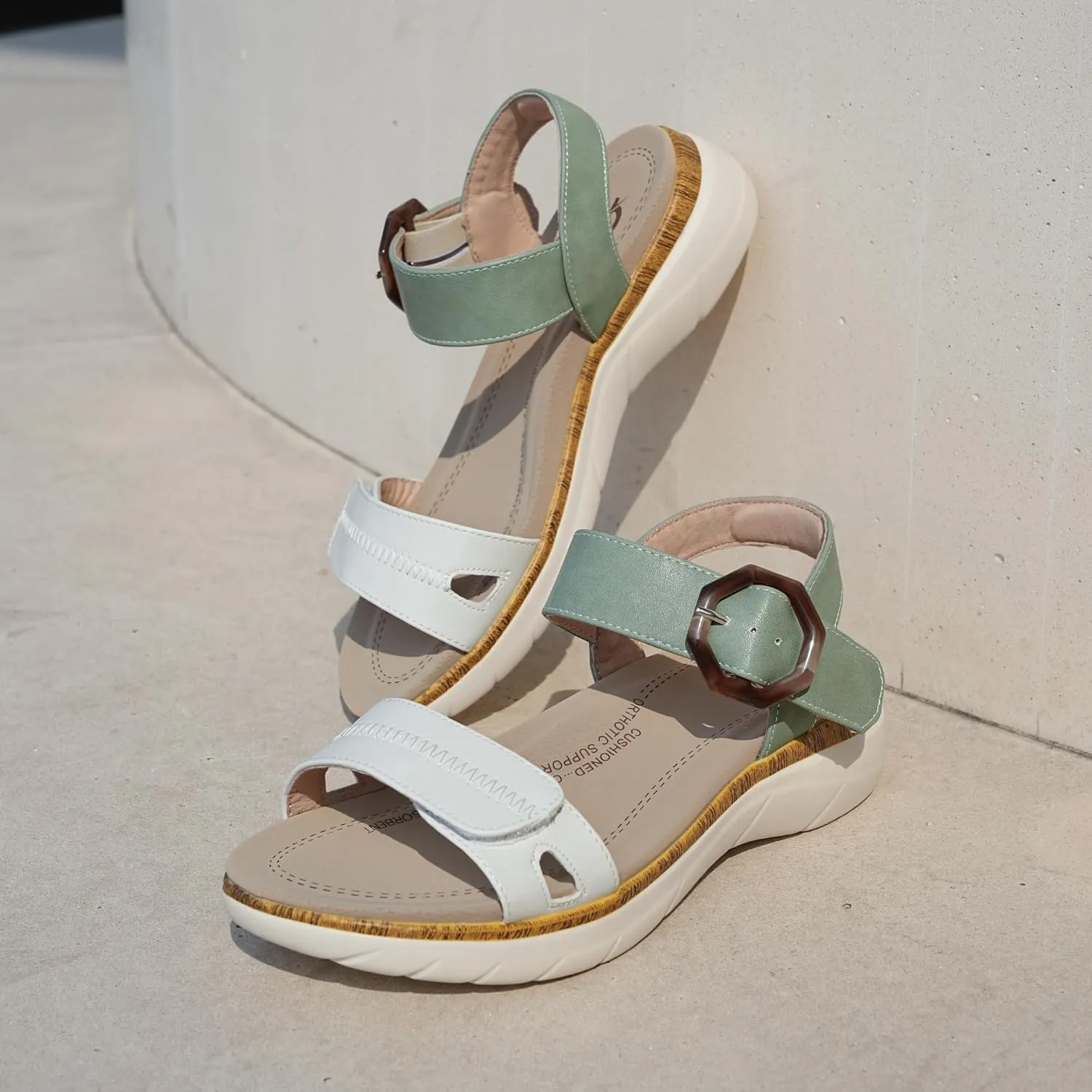 Women Orthotic Arch Support Sandals Comfortable Walking Sandals