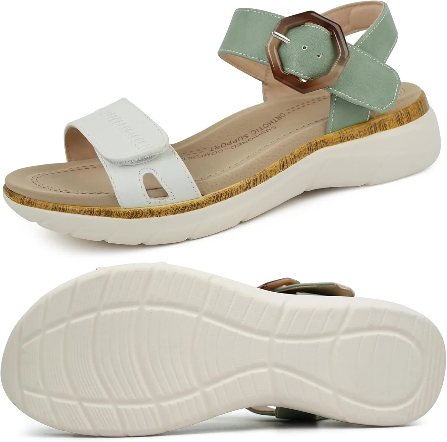 Women Orthotic Arch Support Sandals Comfortable Walking Sandals