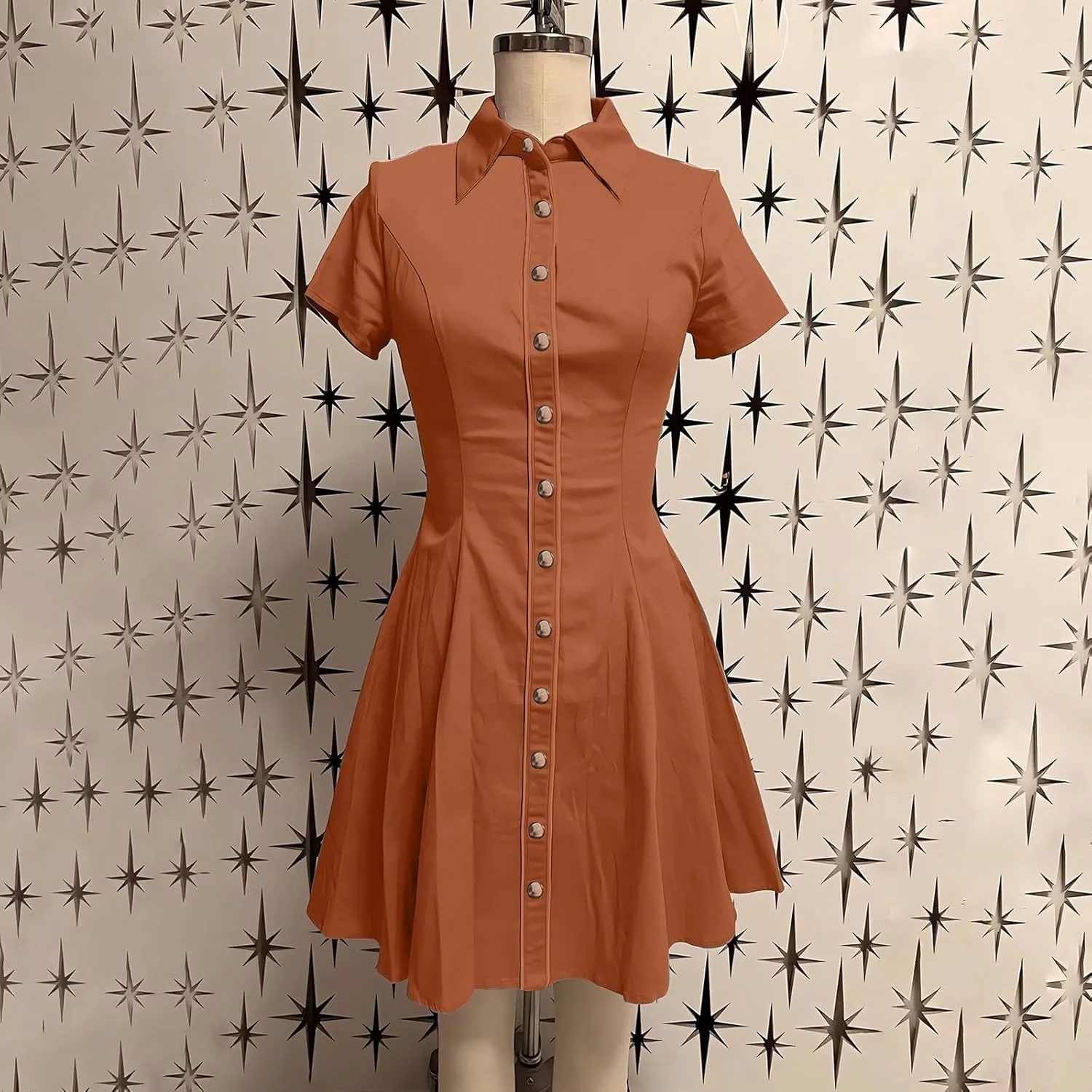 Womens 1950s Retro Rockabilly Dress Cap Sleeve Vintage Swing Dress Bodycon Club Party Short Dresses 2025 Summer Cocktail Prom