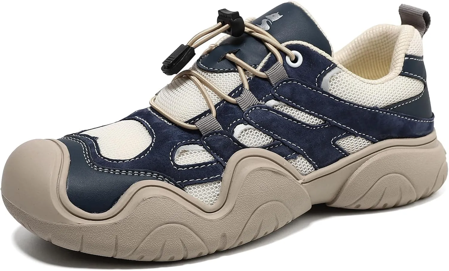 Women's Breathable Low Top Trail Running Hiking Shoes Platform Non-Slip Slip-on Trekking Work Walking Jogging Shoes Casual Outdoor Lightweight Tennis Sneakers