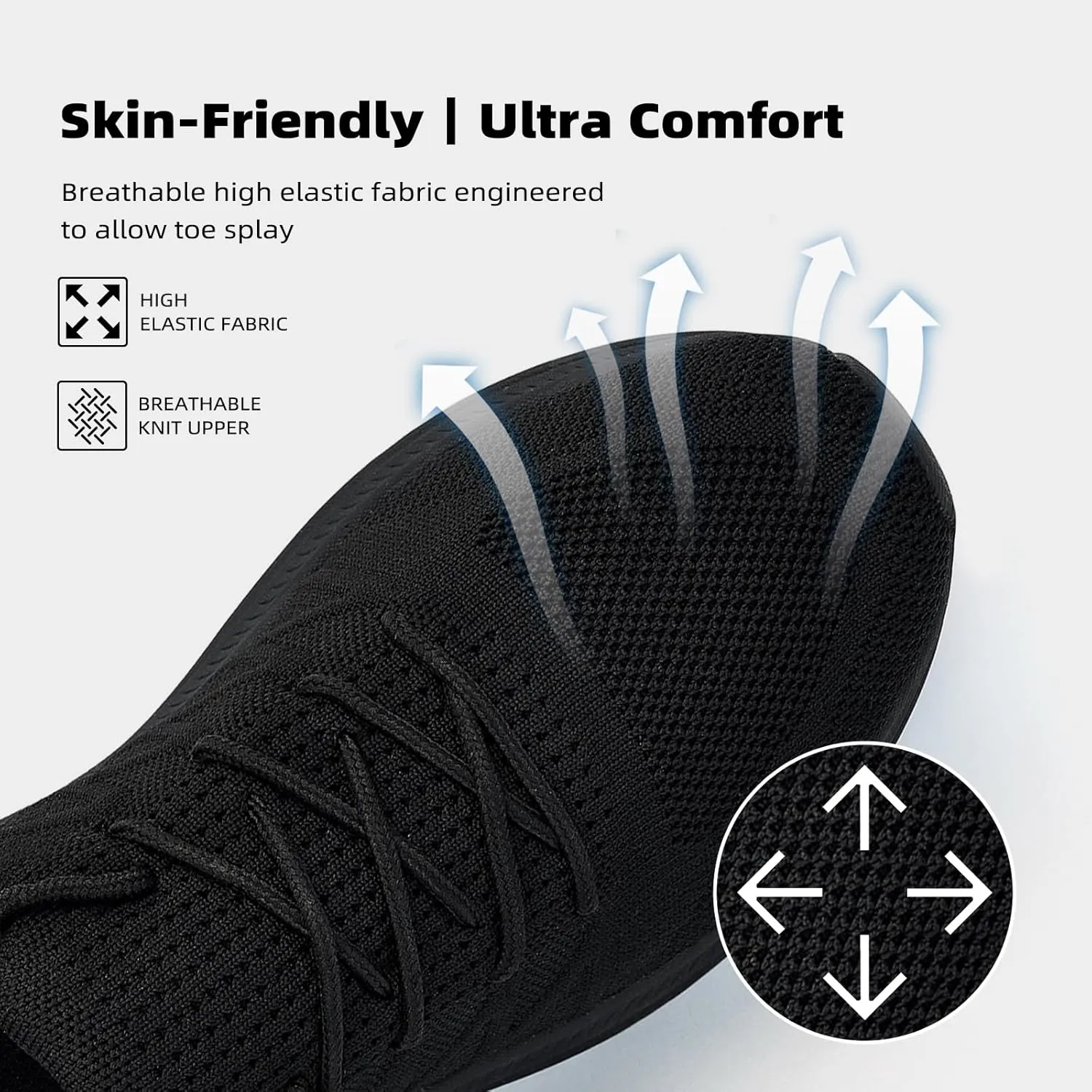 Women's Cushioning Running Shoes - Slip on Memory Foam Comfortable Walking Tennis Sneakers Ladies Athletic Gym Workout Sport Jogging Shoe Lightweight