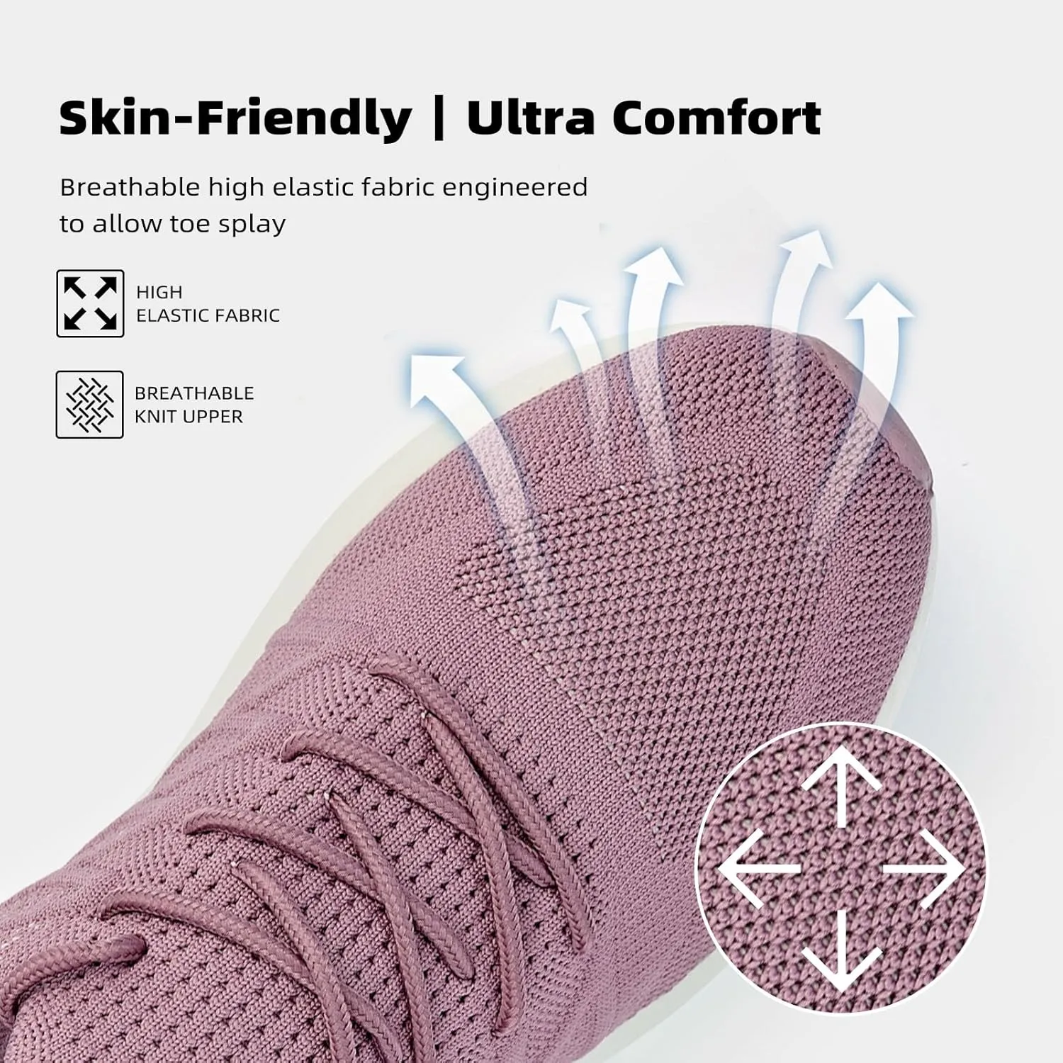Women's Cushioning Running Shoes - Slip on Memory Foam Comfortable Walking Tennis Sneakers Ladies Athletic Gym Workout Sport Jogging Shoe Lightweight