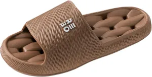 Women's Fashion Slippers Shower Shoes with Drainage Holes House Slippers Non Slip Pool Slides Women's Slides