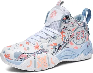 Womens Mens Basketball Shoes Breathable Comfortable Lightweight Fashion Athletic Sneakers Non Slip Outdoor Sport Shoes