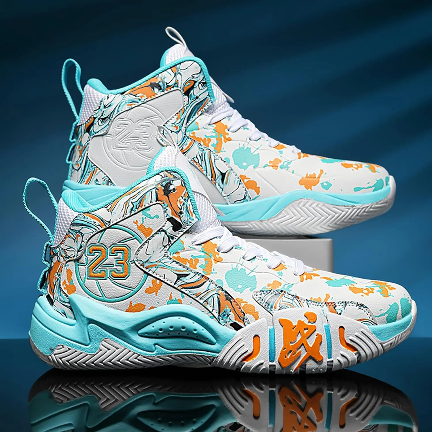 Womens Mens Basketball Shoes Breathable Comfortable Lightweight Fashion Athletic Sneakers Non Slip Outdoor Sport Shoes