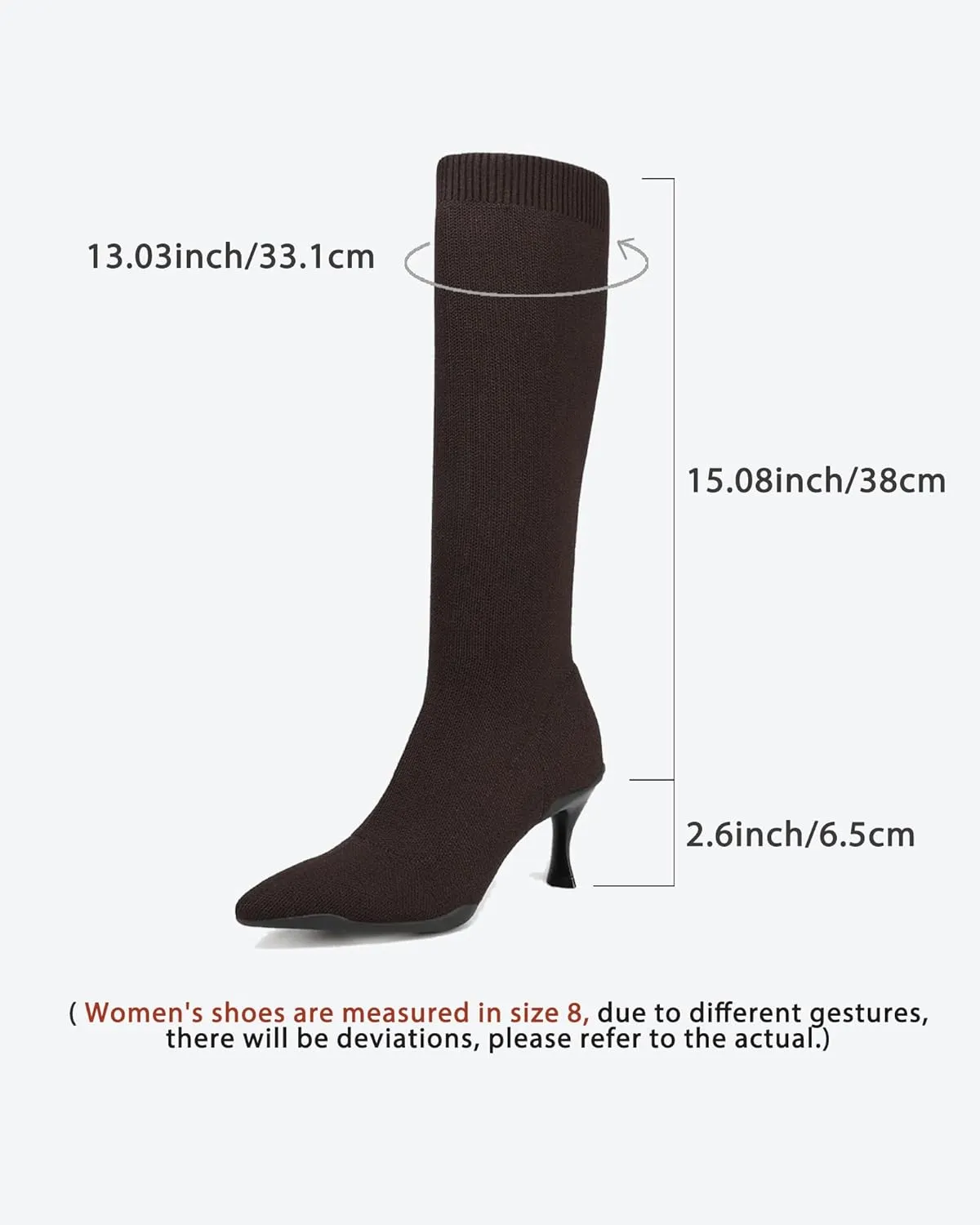 Women’s Minimalist Pointed Toe High Boots