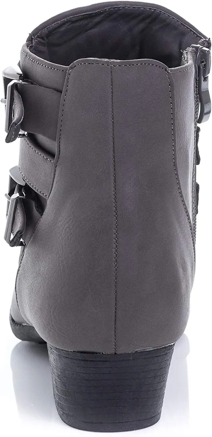 Women's Payton Boot Side Zip High Block Heel Ankle Booties