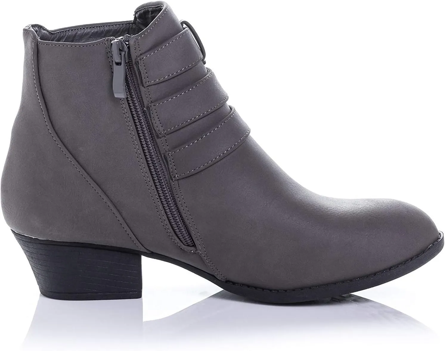 Women's Payton Boot Side Zip High Block Heel Ankle Booties
