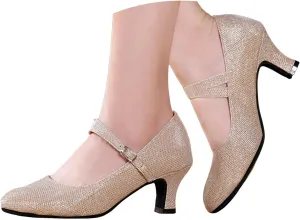 Women's Pointed Toe High Heels Sandals Comfortable Closed Toe Backless Comfortable 3-Inch Stiletto Heels Vintage Casual Outdoor Walking Lightweight Shoes for Work Wedding