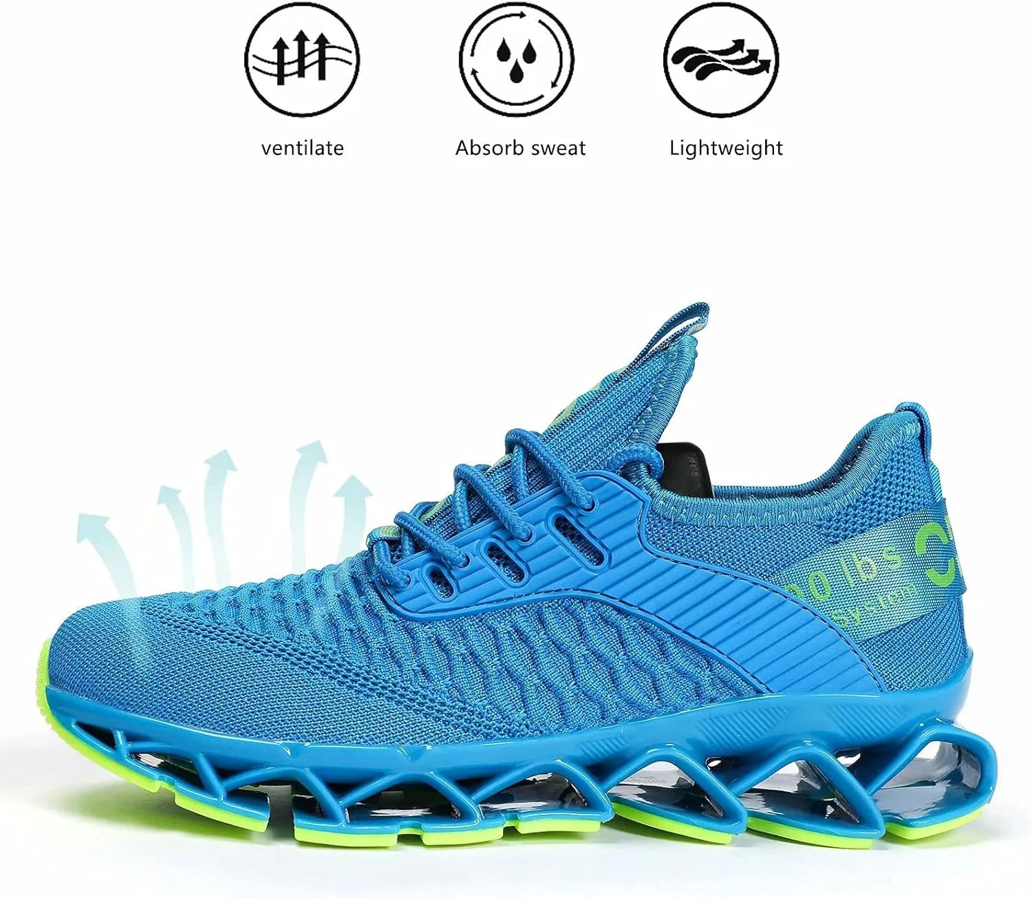 Womens Running Shoes Blade Tennis Walking Fashion Sneakers Breathable Non Slip Gym Sports Work Trainers