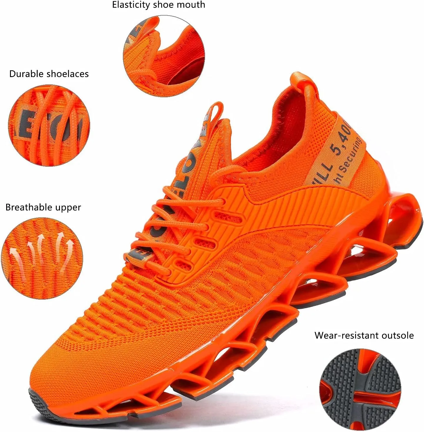 Womens Running Shoes Blade Tennis Walking Fashion Sneakers Breathable Non Slip Gym Sports Work Trainers