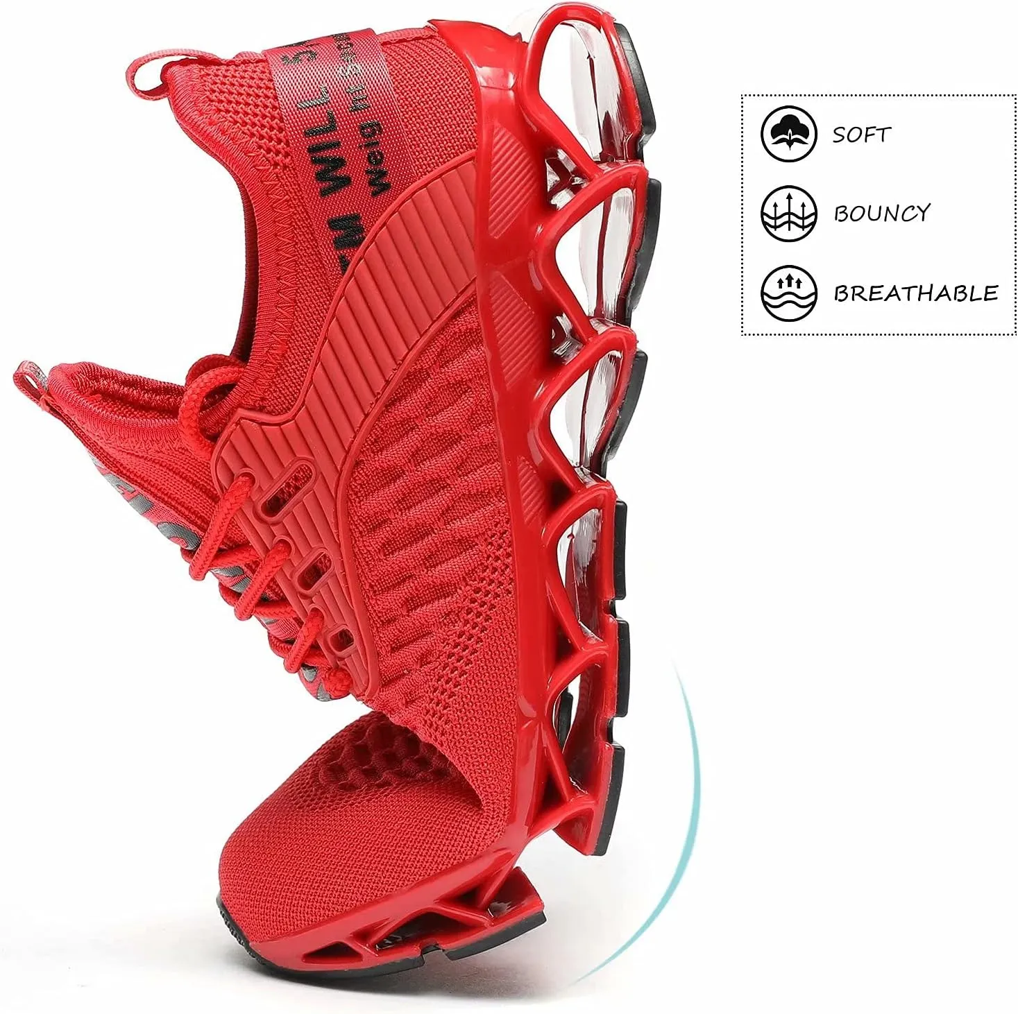 Womens Running Shoes Blade Tennis Walking Fashion Sneakers Breathable Non Slip Gym Sports Work Trainers
