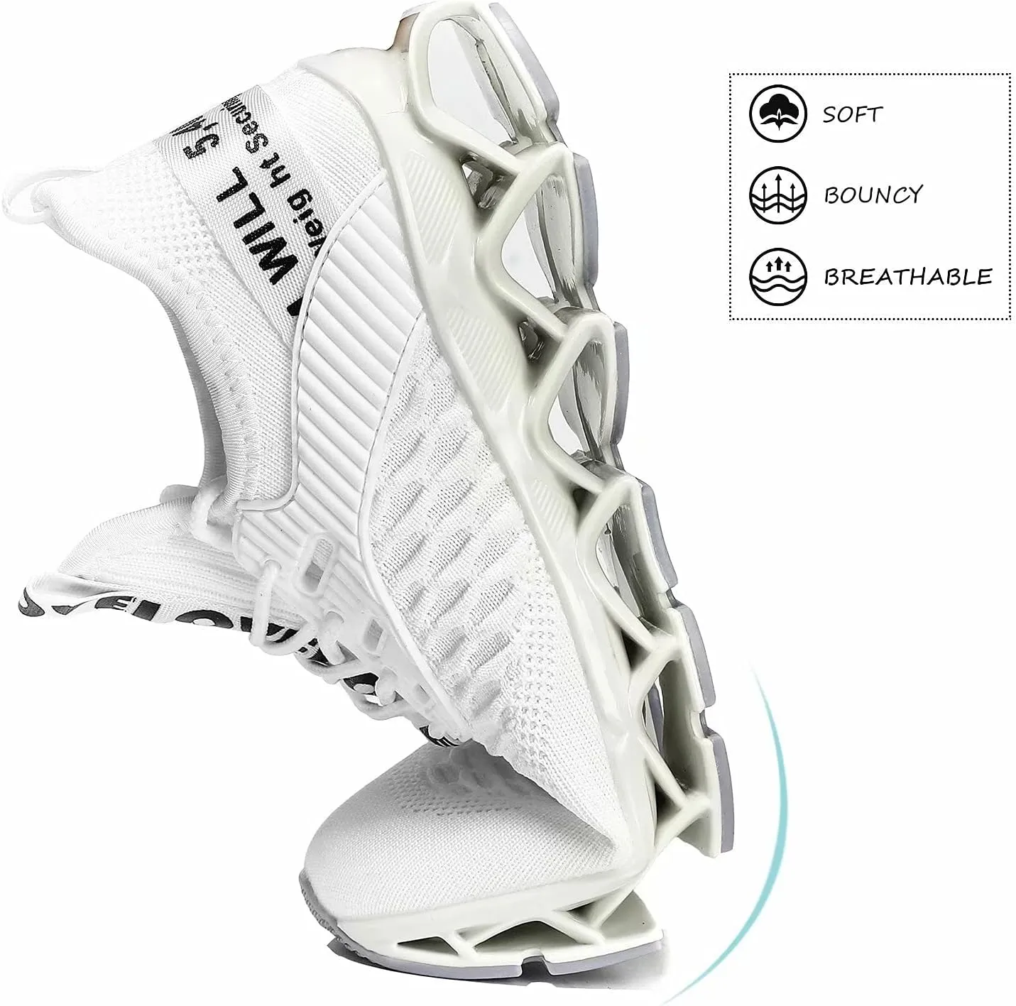 Womens Running Shoes Blade Tennis Walking Fashion Sneakers Breathable Non Slip Gym Sports Work Trainers