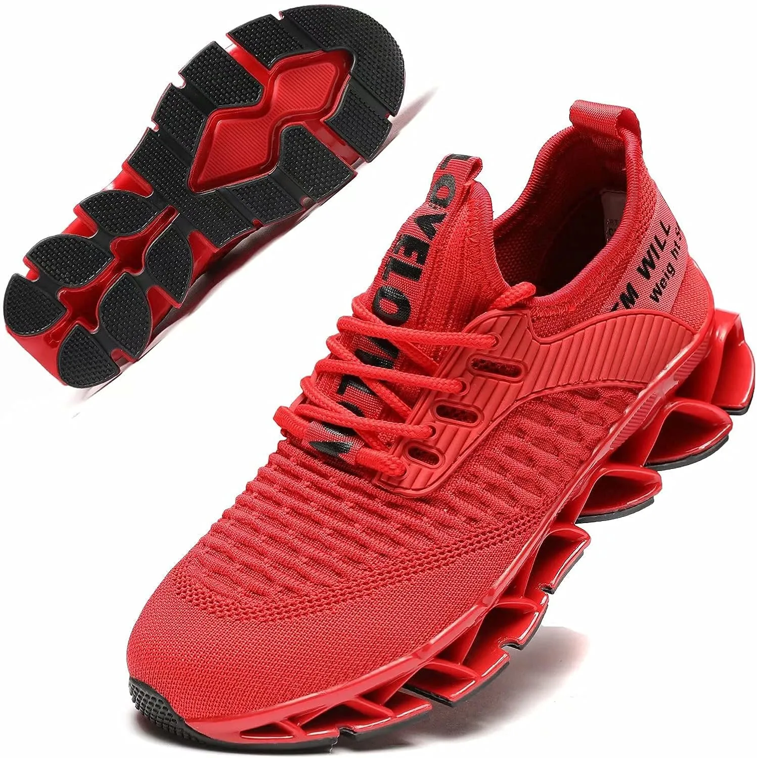 Womens Running Shoes Blade Tennis Walking Fashion Sneakers Breathable Non Slip Gym Sports Work Trainers