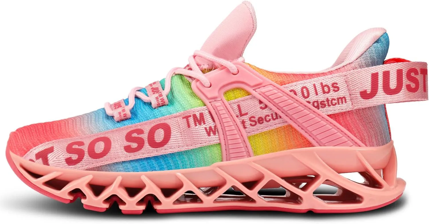 Womens Running Shoes Non Slip Walking Tennis Blade Type Fashion Sneakers