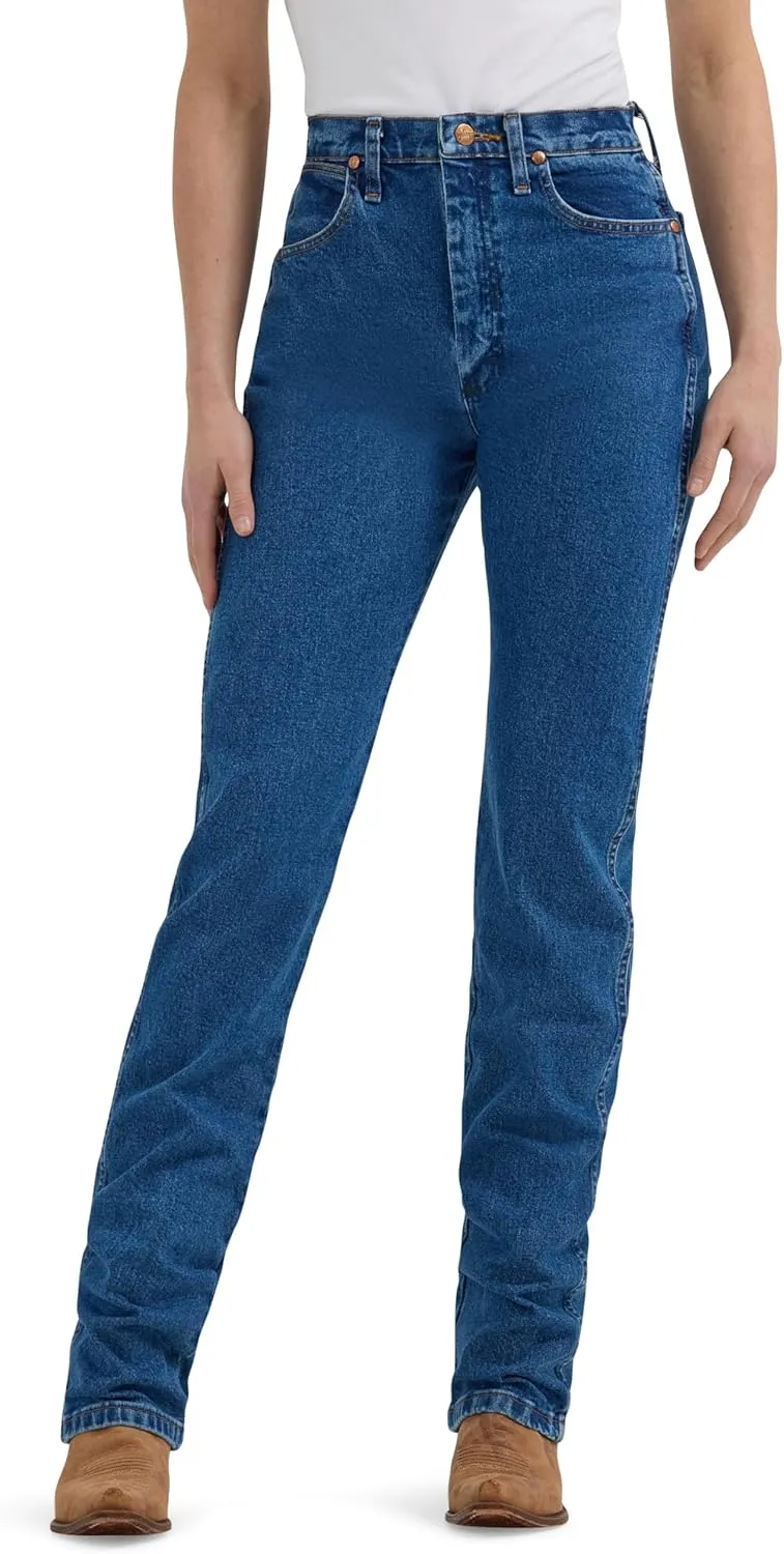 Wrangler womens Cowboy Cut Slim Fit Natural Rise Waist Jeans